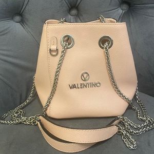 Mario Valentino pink bucket bag